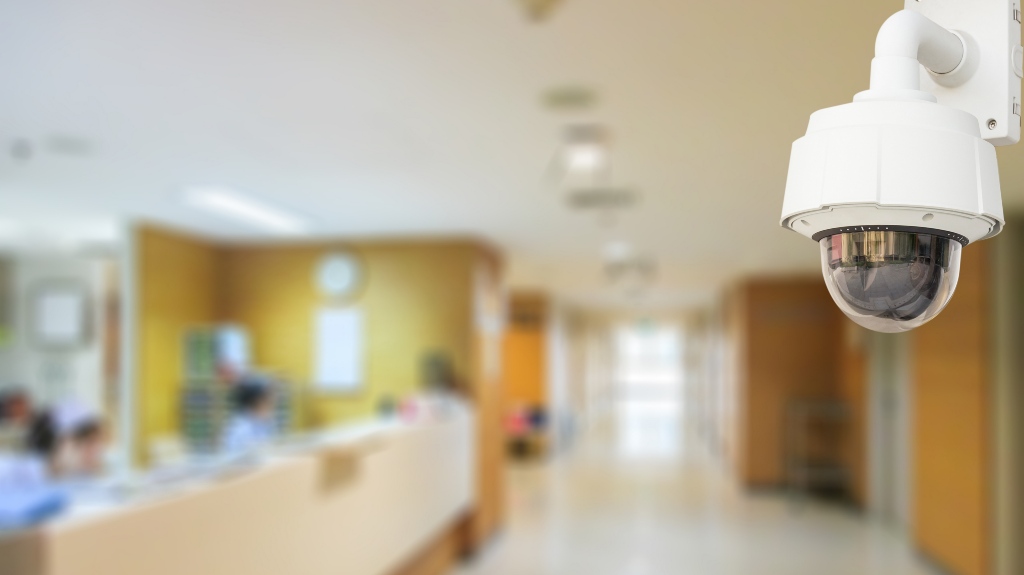 Camera in a medical clinic