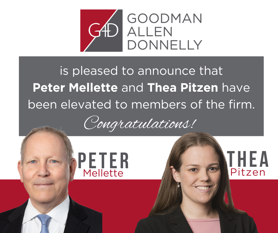 Peter Mellette and Thea Pitzen Announcement as members